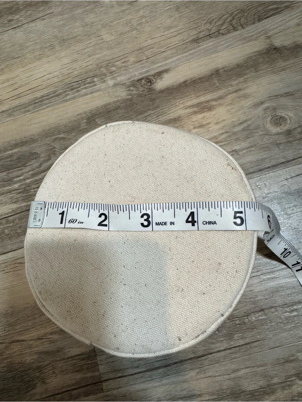 Sugarboo & Co. 'Love Grows Here' Neutral Canvas Plant/Storage Container Cream
